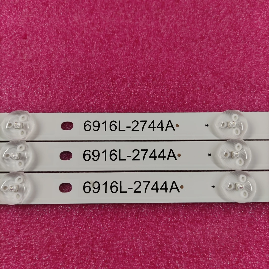 

3 PCS/set 8LED 840mm LED Backlight strip For LG 43UH603V 43UH620V 43UH610T 43UH630V 43UH6030 6916L-2744A UHD 43UH610A