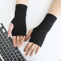 1 pair short fingerless gloves cosplay mitten oversleeve arm warmer men women fashion warm cuff anime gloves cosplay accessories
