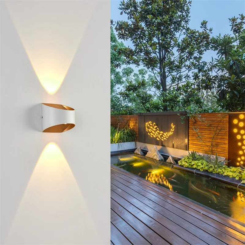 AOSONG водостойкие настенные светильники современные наружные бра для патио 220 В 110
