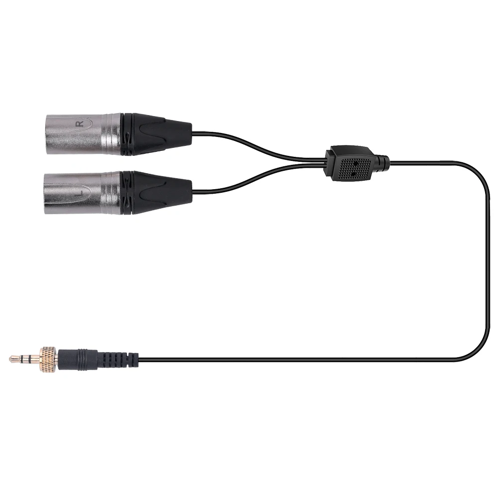 Comica CVM-DS-XLR 3 5 мм от TRS до Dual XLR адаптер для стереокабеля с аудиовыходом беспроводных