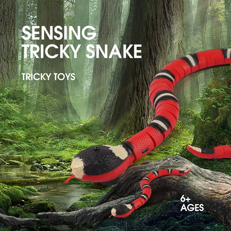 Умная игрушка змея для кошек электронные интерактивные игрушки USB зарядка