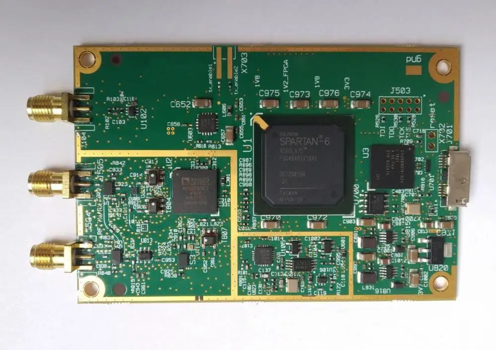 Радиоприемник AD936170MHz 6GHz SDR программно определяемый USB3.0 совместимый с USRP B200 mini Xilinx