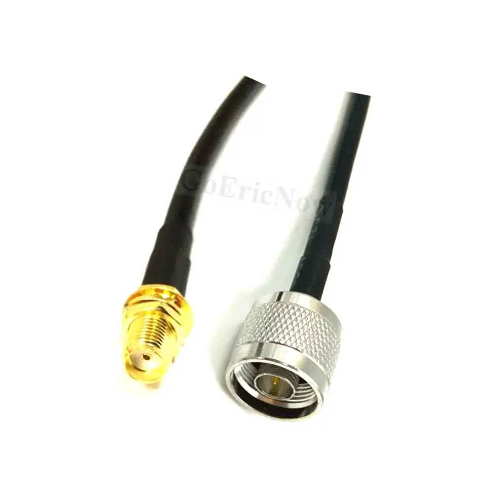 2 шт. RF Coax 50 Ом N штекер гнездо SMA RG58 кабельный разъем (50 см)|Соединители| |