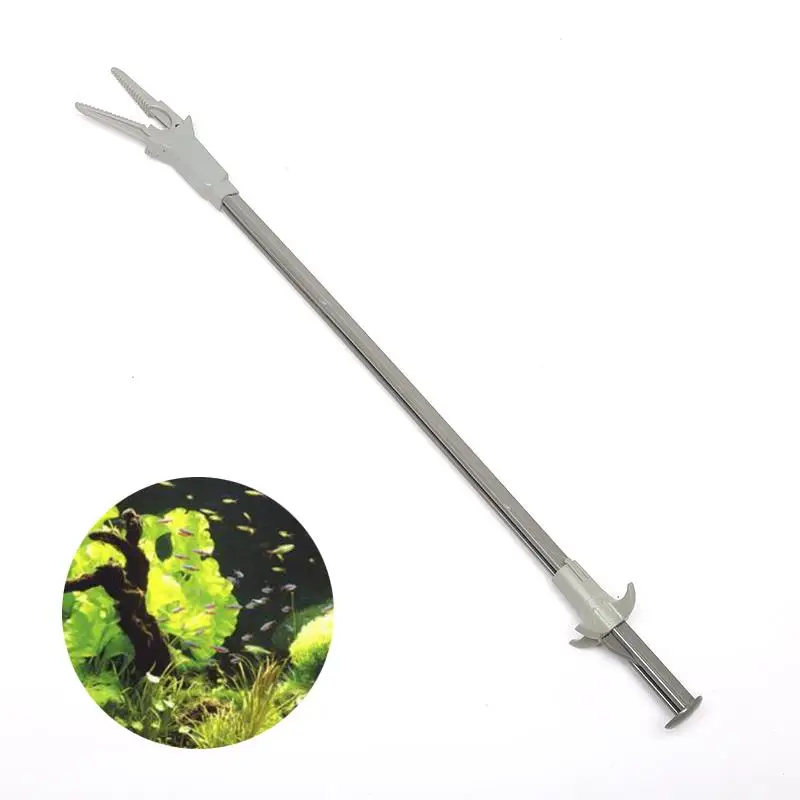 

50 CM Multi Tool Aquarium Tweezer Aquarium Tong Plants Algae Pinchers Long Handle Pliers Clamp Clip Cleaner Plastic