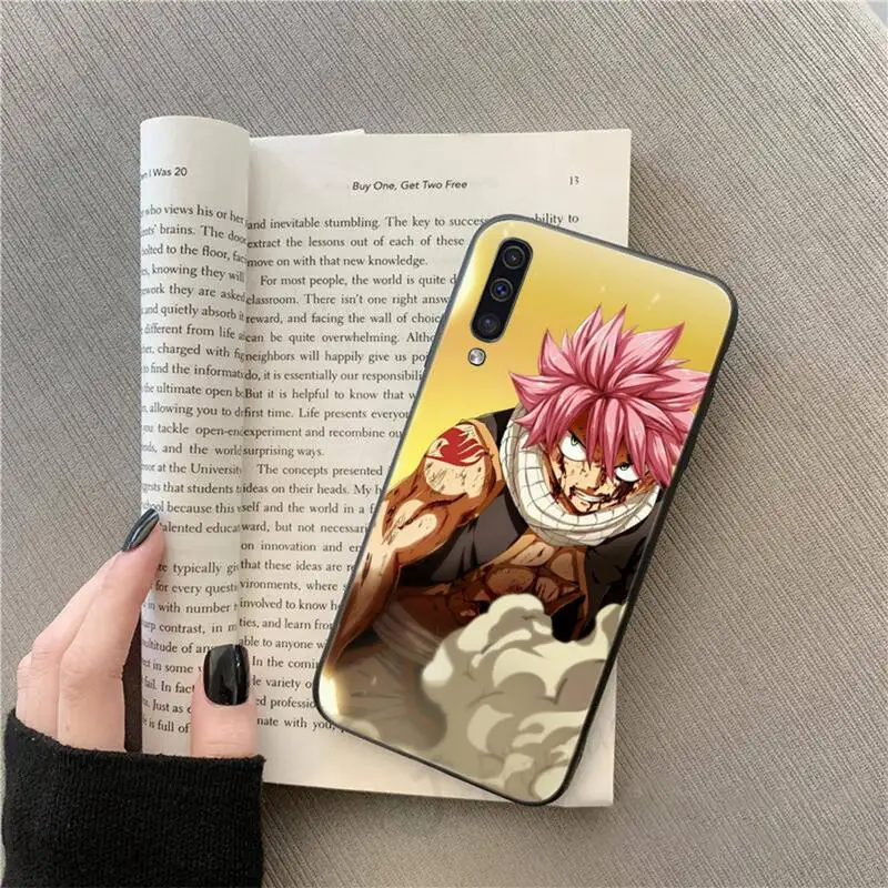 

Fairy tail anime manga luxury brand Phone Case For Samsung galaxy S 9 10 20 A 10 21 30 31 40 50 51 71 s note 20 j 4 2018 plus
