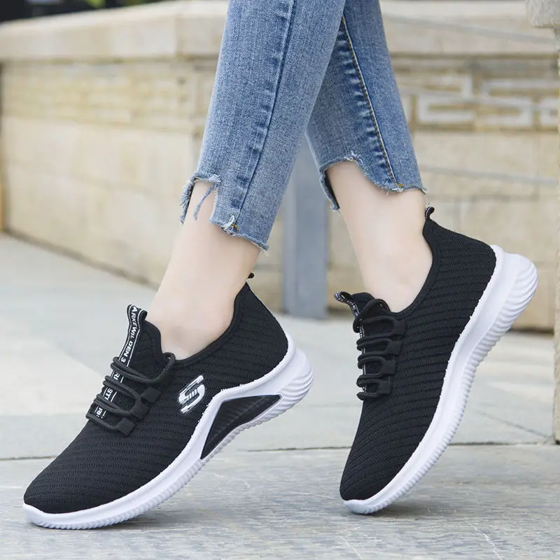 

Women Vulcanized Shoes High Quality Women Sneakers Slip On Flats Shoes Women Loafers Plus Size 41 Walking Flat Tenis Feminino