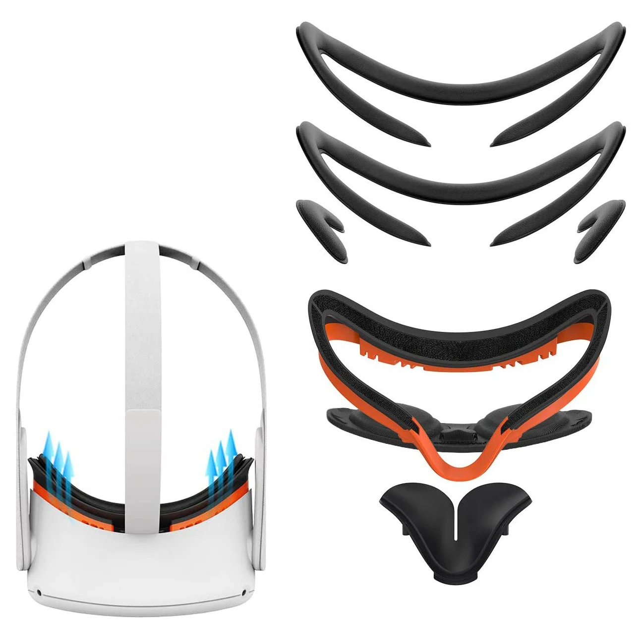 Набор 7 в 1 упругий кронштейн для ухода за лицом и светильник Кая защита от