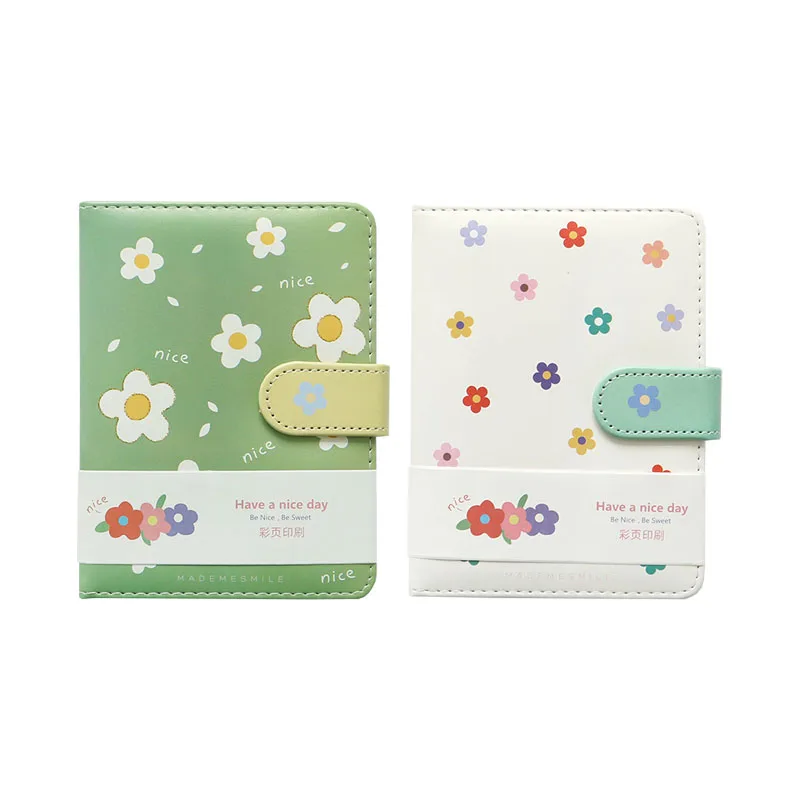 

Ins A6 блокнот планировщик магнитная пряжка PU блокнот годовой повестки дня цвет иллюстрации ежедневный план канцелярские принадлежности