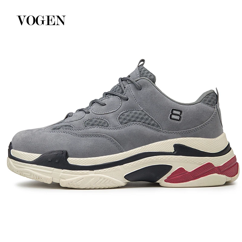 Кеды для мужчин кроссовки ходьбы повседневная обувь взрослых на платформе белые