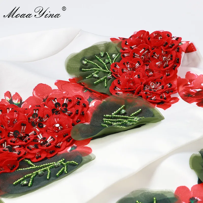 MoaaYina модная ветровка пальто Осень-зима женское длинный рукав аппликация