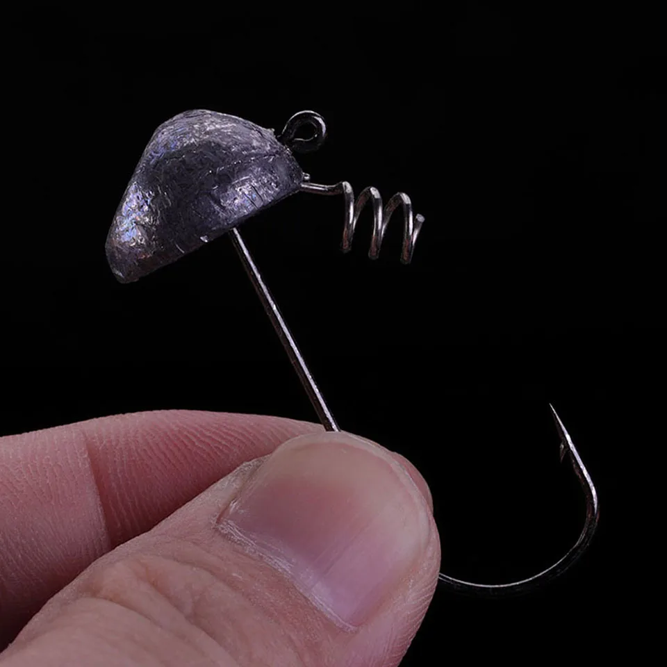 Ходить Рыбы 5 шт./лот Jig Head бронзовых морских рыболовных крючков 5g 10g 1 стоьте вверх