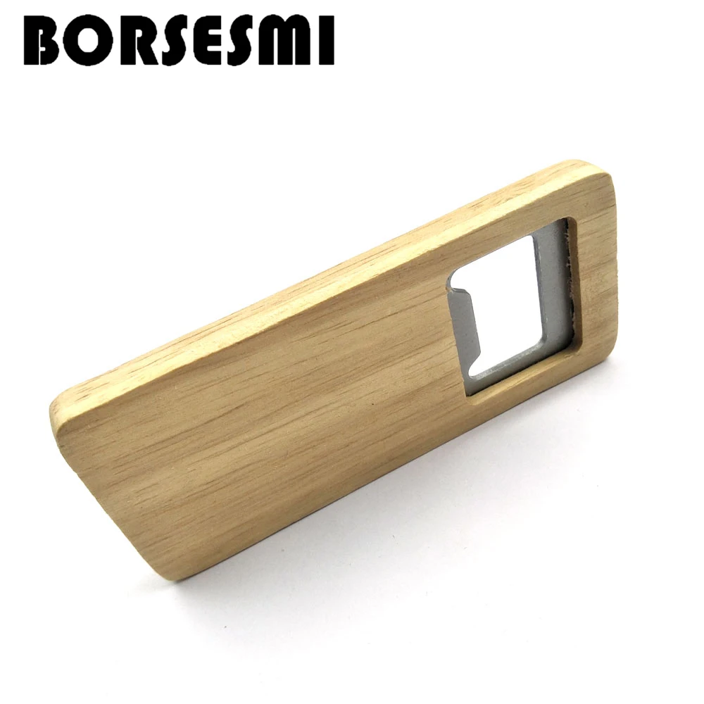 Горячая продажа креативный портативный консервный нож для напитков с деревянной