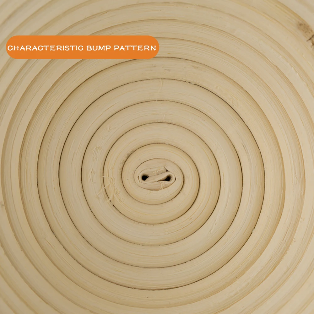 Овальная/круглая корзина для выпечки хлеба с крышкой ферментация ротанговая