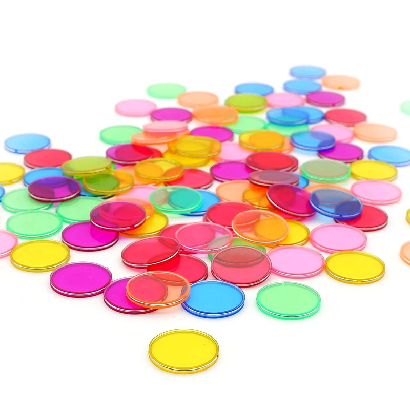 Обучающие игрушки набор магнитных палочек с прозрачными цветными счетными