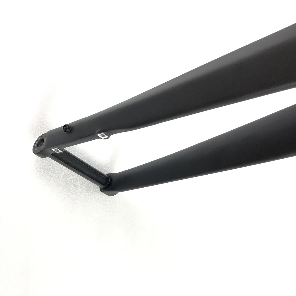 Велосипедная вилка 700C из карбона с плоским креплением Дисковая тормозная