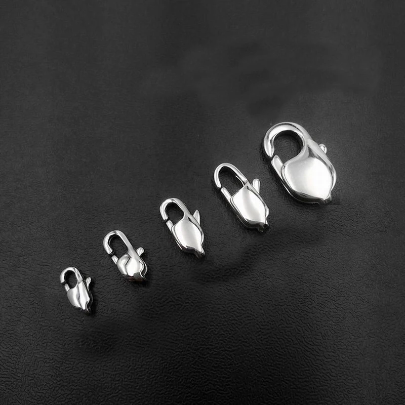 

20Pcs/lot Stainless Steel Square Lobster Clasps Flat Shape Lobster Clasp For Bracelet Necklace Chain Diy Jewelry Making