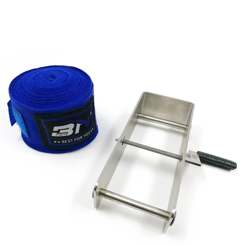 

Portable Boxing MMA Hand Wraps Roller 304 Stainless Steel Quick Handwraps Fits All Rewrap Roller Easily
