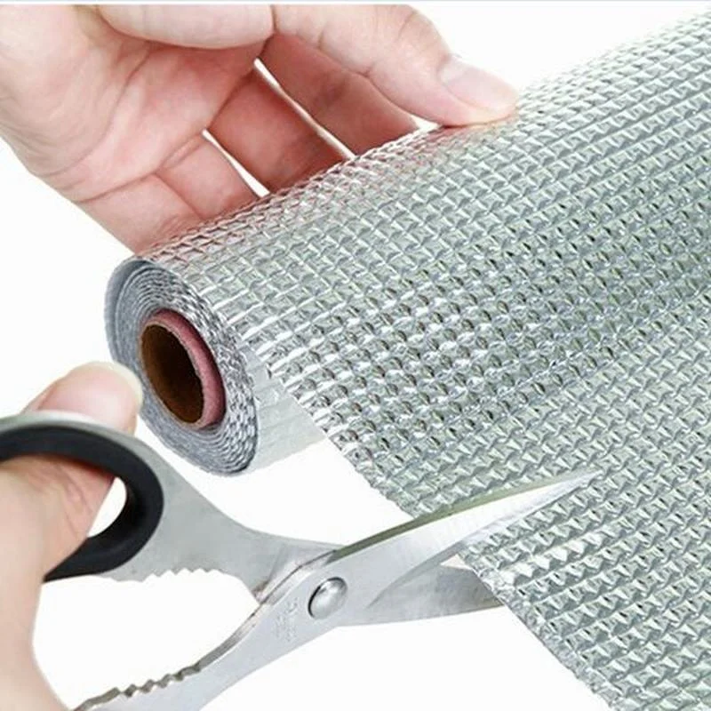 

1 Roll Kitchen Sticker Table Mat Drawers Cabinet Shelf Liners Cupboard Placemat Waterproof Oil proof Shoes Cabinet Mat