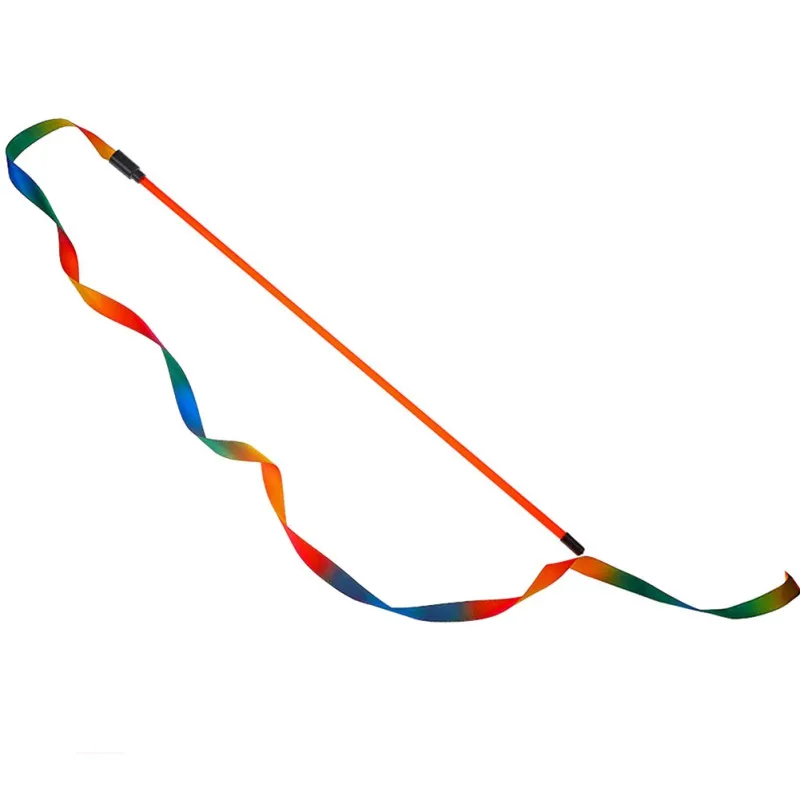 

Радуга игрушка для кошки "Дразнилка" палочки игрушки Радужный ленточный Кот-Дразнилка палочки кошачья интерактивная игрушка для домашних ж...