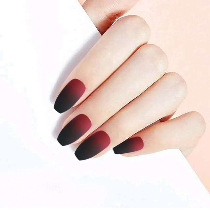 Длинные накладные ногти 24 шт. короткие дизайнерские удлиненные для дизайна