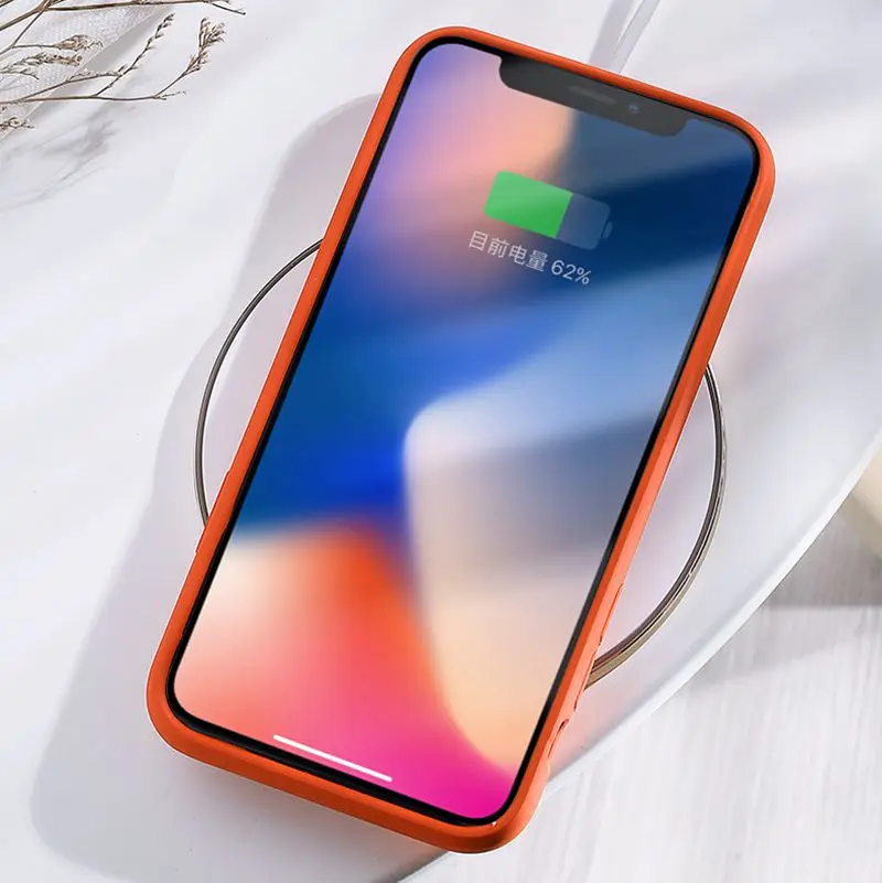 IUENUA Ударопрочный силиконовый чехол для iPhone XS MAX XR X Liquid Fiber мягкий телефона 6 6s 7 8 Plus