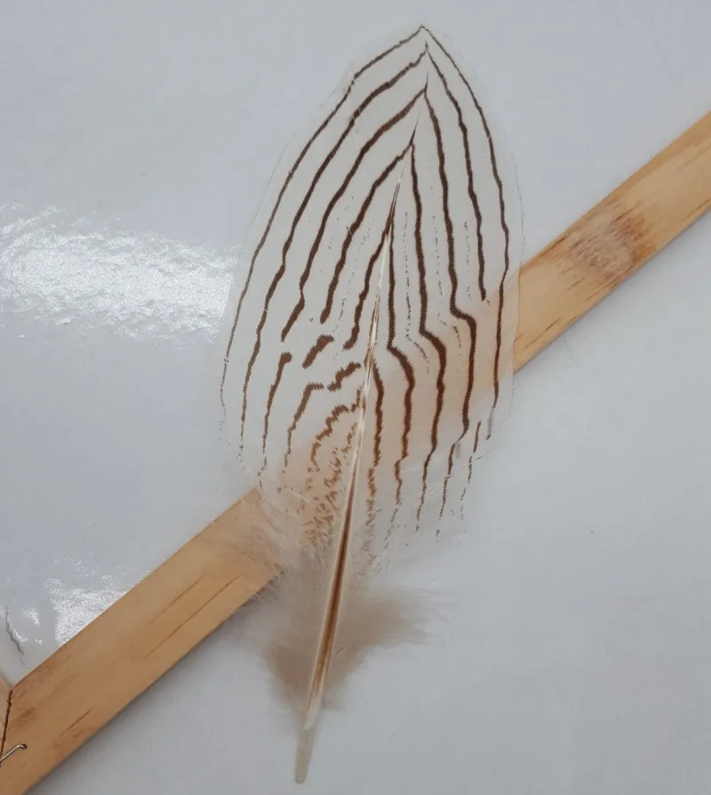 Оптовая продажа 20-25 см серебряные перья фазана для творчества украшение