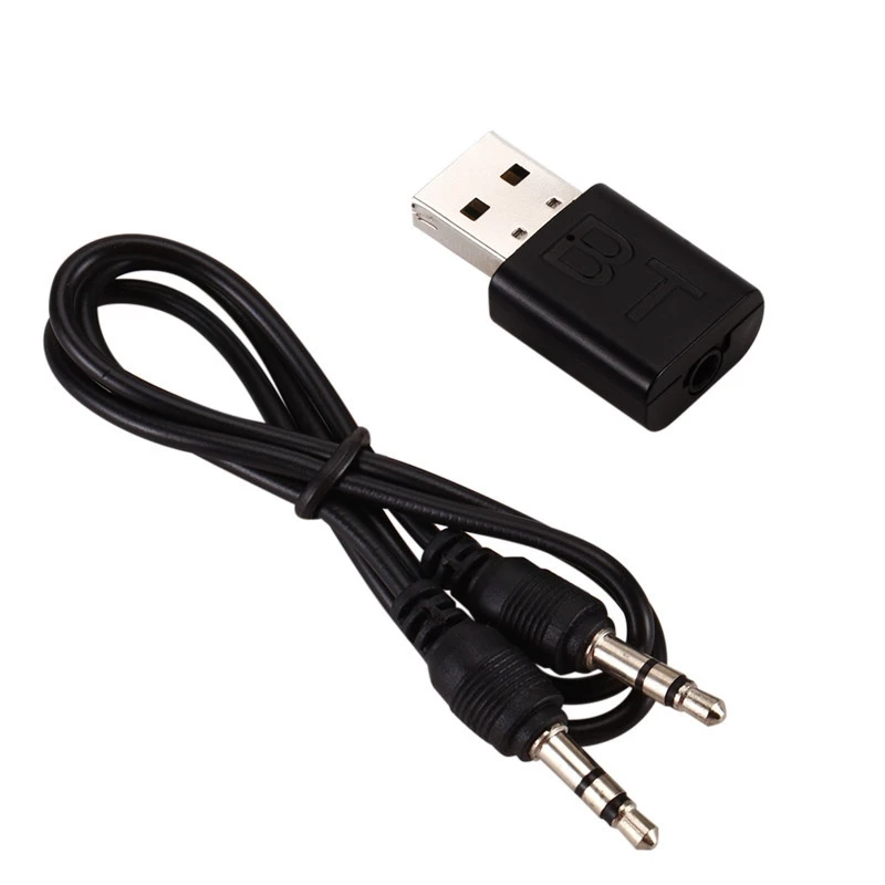 

BT Adapter USB Bluetooth 5.0 Receiver Adapter Music Speakers 3.5mm AUX Car Stereo Audio Adapter for TV Headphone