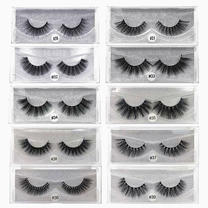 Ресницы 3D норковые ресницы натуральные объемные мягкие ручной работы Длинные