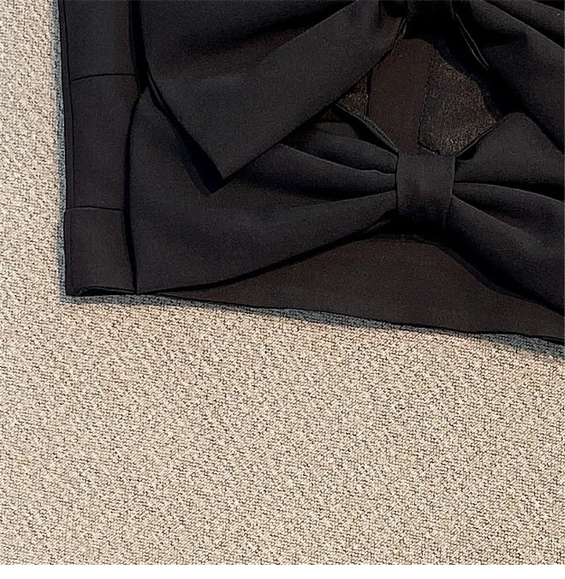 

2021 Spring and Summer New Sexy Hollow Vest Big Bow Suspenders Slimming Sexy Top Women Camisole