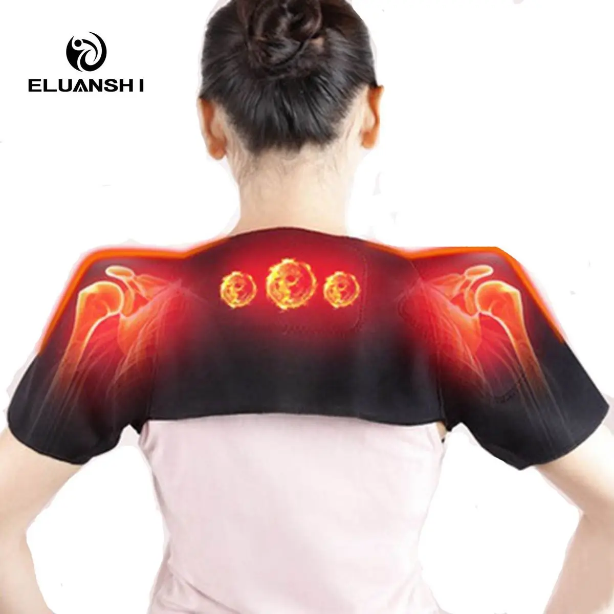 Турмалиновая лента нагревательный пояс Корректор осанки поддержка спины