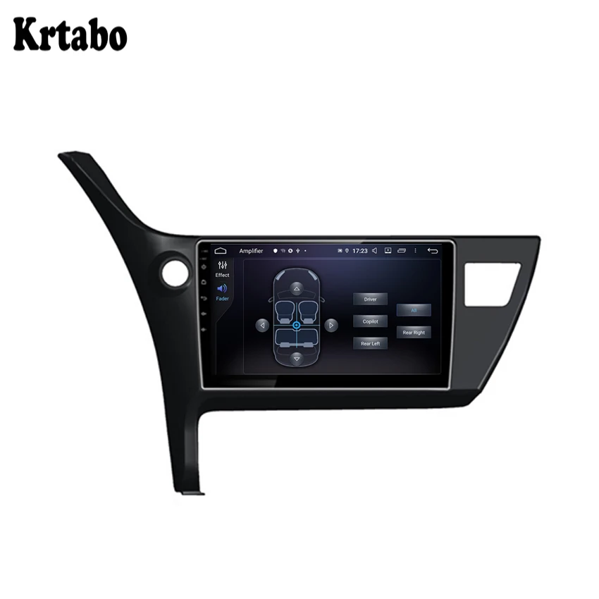 Автомобильный радиоприемник Android мультимедийный плеер 4G RAM для TOYOTA Corolla Innova Crysta 2016