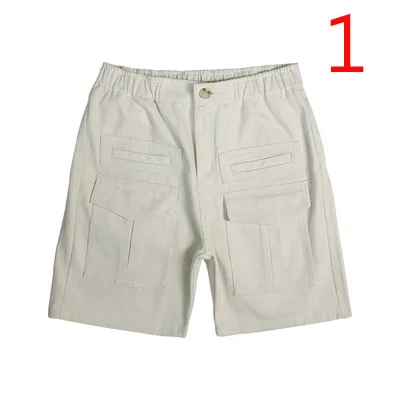 Summer loose casual pants straight five-point pants tide brand tooling shorts men's new