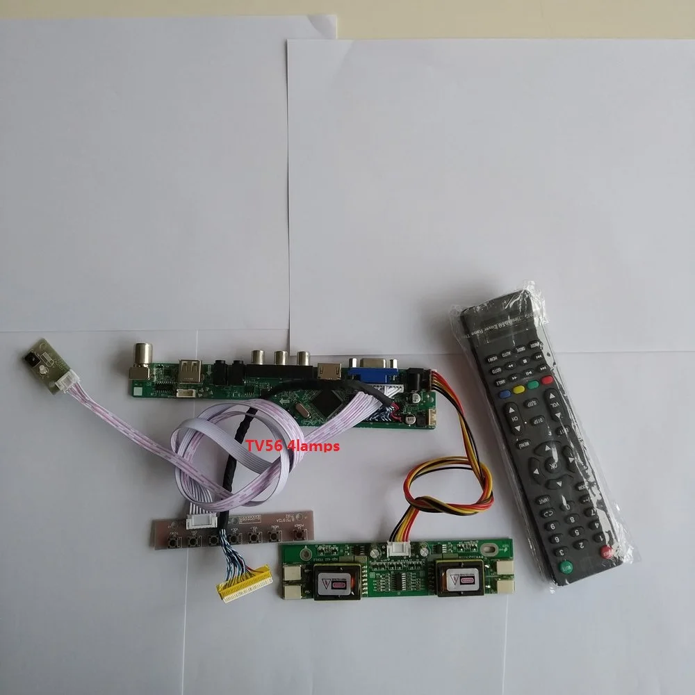 

Для LM190E08-TLGE плата контроллера VGA AV цифровой сигнал 4 лампы ЖК-дисплей VGA комплект Разрешение ТВ 1280X1024 19 "30pin