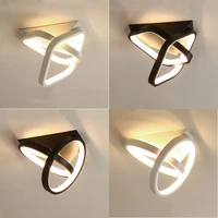 free shipped ceiling light black square round lamp indoor decoration corridor aisle bedroom living dining room fixture luminaire