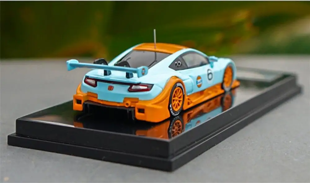 1/64 Honda NSX CONCEPT-GT GT500 Гоночная машина версия перелитого автомобиля Игрушечная