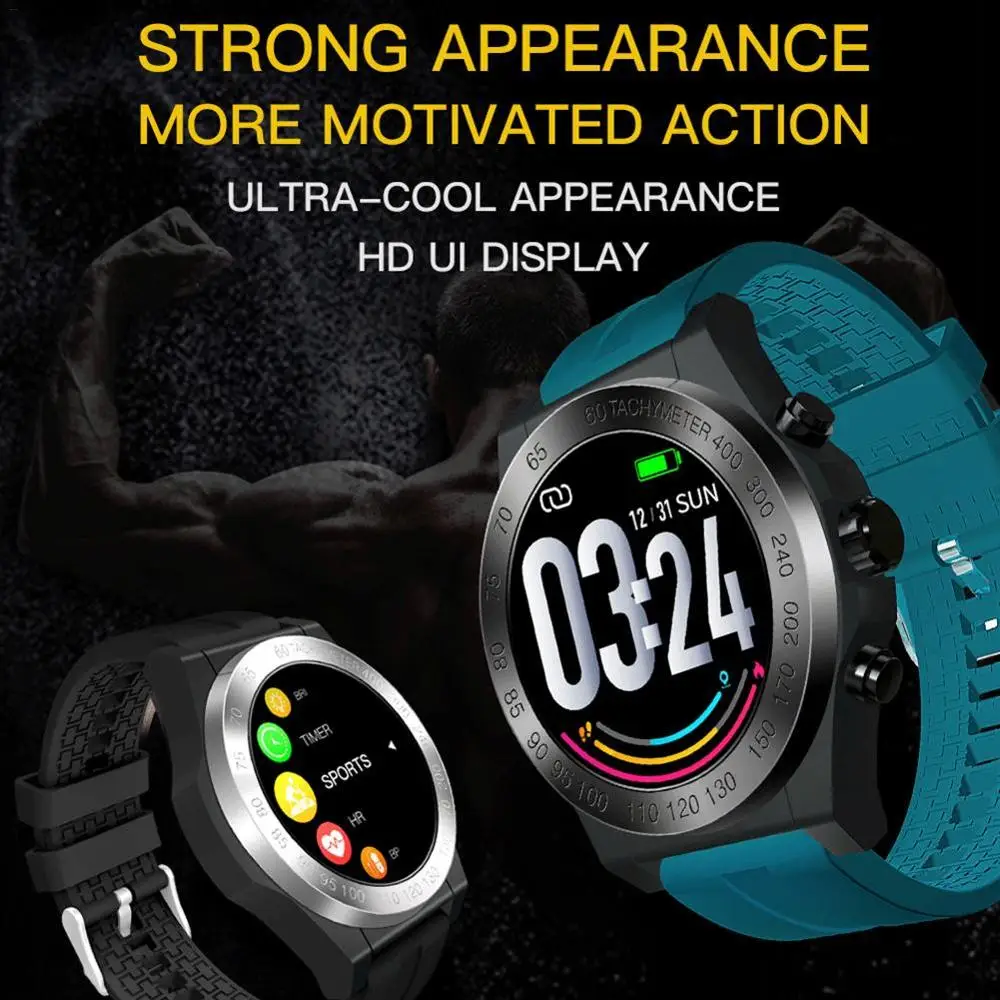 Спортивные часы CK25 мужские умные цветной экран артериальное давление пульсометр