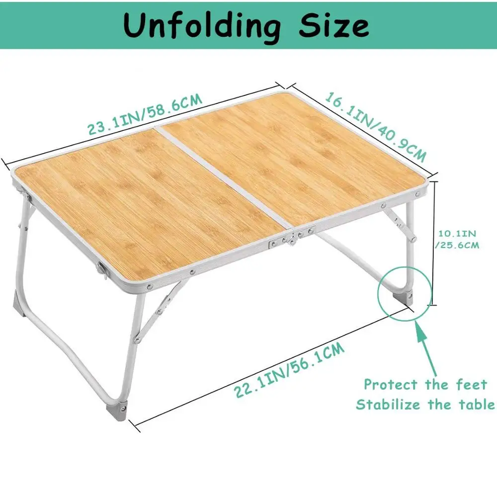 Складной стол для ноутбука портативная кровать завтрака мини подставка пикника