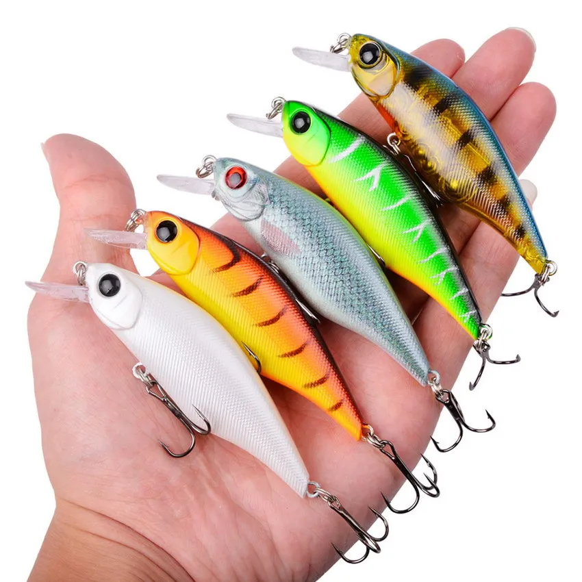 

10pcs Minnow 90mm 11g Fish Minnow Smart Lure Wobblers Fresh Saltwater Trout Lure Minnow Fishing Lures