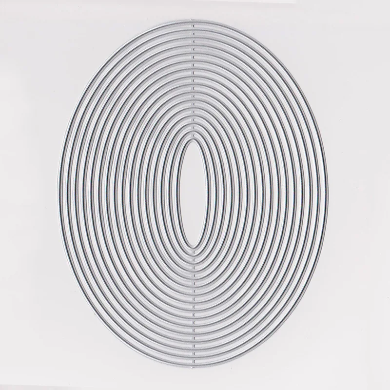 Овальная рамка задней панели комплект металлический Трафаретный вырубной Штамп