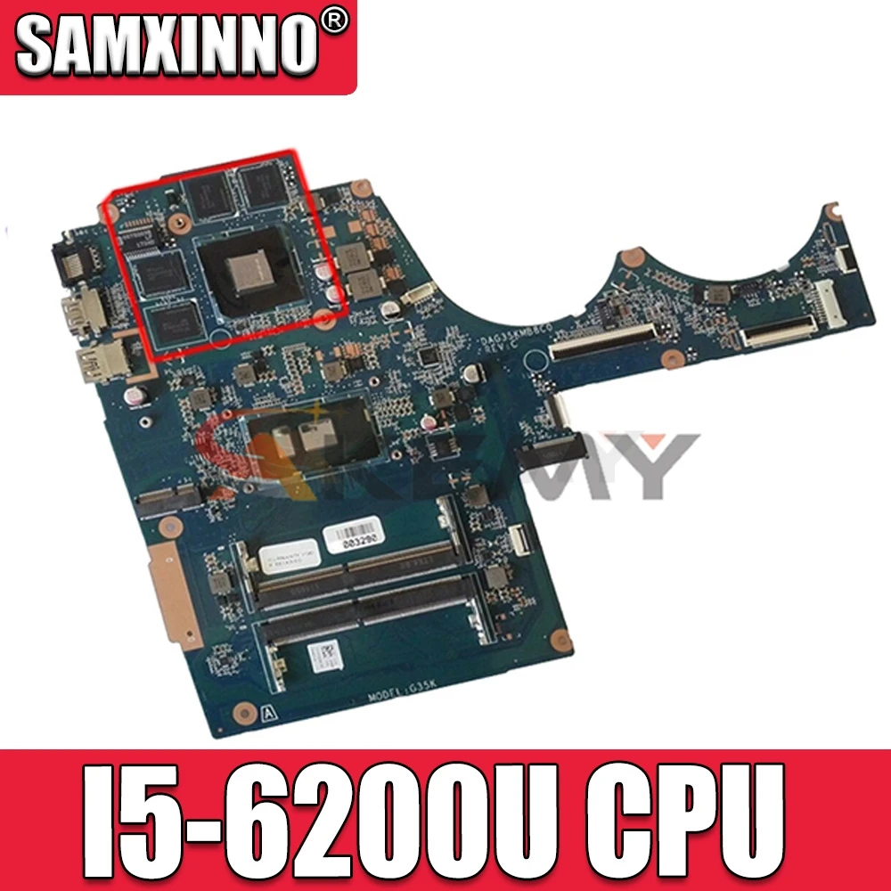 

Материнская плата Akemy для ноутбука HP Pavilion 15-BC 15-BC350SA, G35K, DAG35KMB8C0, I5-6200U, 100%, полностью протестирована