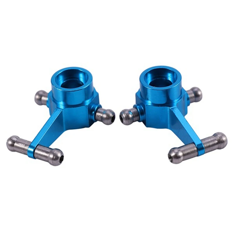 

2Pcs Upgraded Metal Parts Rear Steering Cup for Wltoys P929 P939 K969 K979 K989 K999 1/28 RC Car,Blue