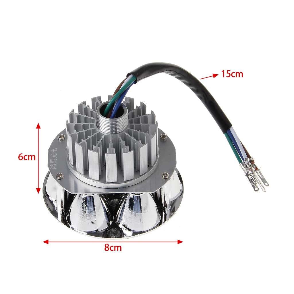 

DC12-85V Motorcycle LED Headlight Far Near Light Electric Car Built-in Spotlight