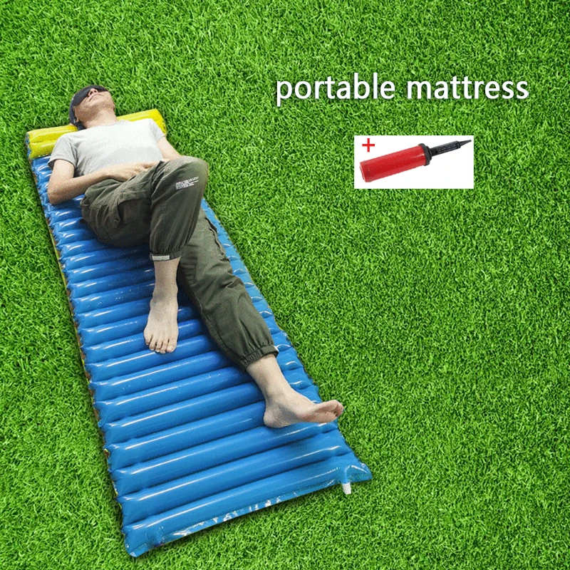 

Outdoor Air Mattress Camping Sleeping Pad Fast Filling Air Camping Mat Ultralight Waterproof Compact Air Mat Portable Travel Mat