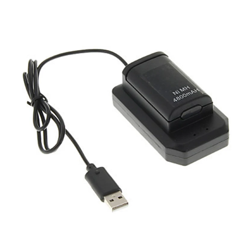 Для контроллера Xbox 360 батарейный блок 4800 мАч сменный зарядный комплект для