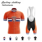 Нидерланды Велоспорт Джерси Набор 2021 одежда с длинным рукавом мужская велосипедная Одежда MTB Велоспорт одежда Maillot Ropa Ciclismo для триатлона