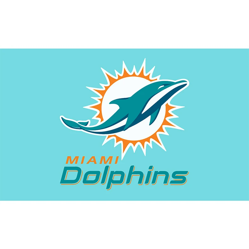 Yehoy висит 90*150 см супер чаша Футбол Майами флаг Dolphins для украшения