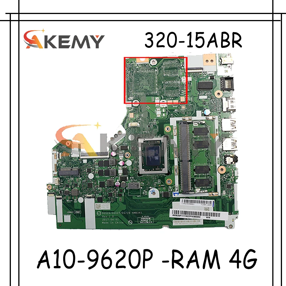 

Для Lenovo IdeaPad 320-15ABR Материнская плата ноутбука NMB341 / NM-B341 материнская плата с процессором A10-9620P -RAM 4G 100% тесты работы