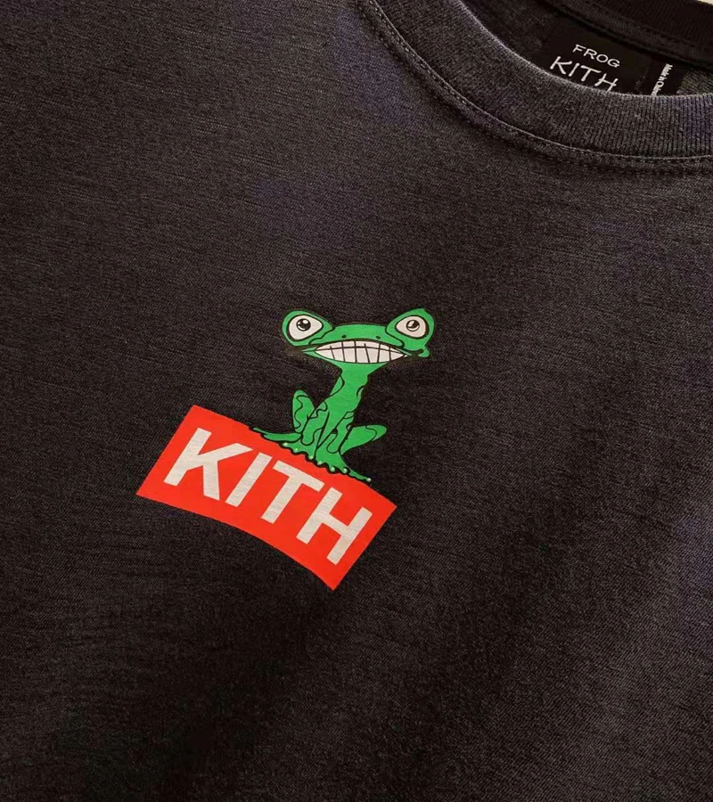 

Hip Hop KITH T Shirt 2021 Fashion Men Women 1:1 High Quality Casual Cotton Cartoons Print High Street KITH T-shirt Top Tees