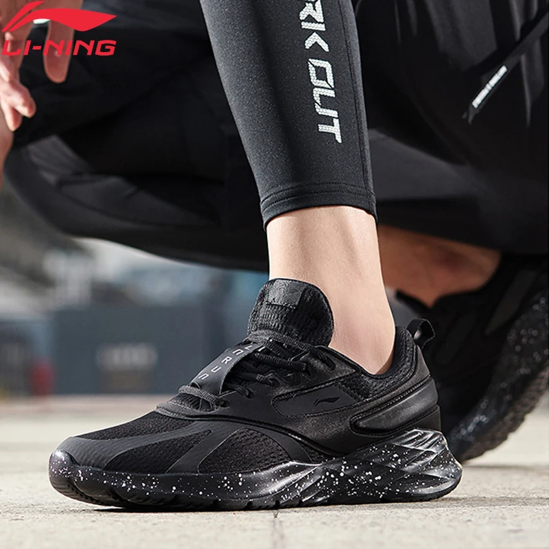 Li-Ning/мужские беговые кроссовки с подушкой для бега; дышащий светильник; Удобная подкладка; спортивная обувь для фитнеса; ARHP147 XYP945