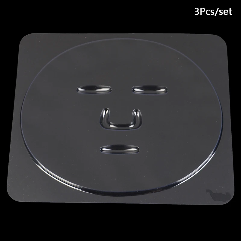 3pcs Reuseable Facial Mask Plate Clear Silicone Mold Tray For Fruit Vegetable Machine Maker Making DIY Tool | Красота и здоровье